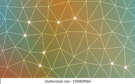 Abstract polygonal template. Texture for your design. Vector illustration. Light Gradient Abstract Background