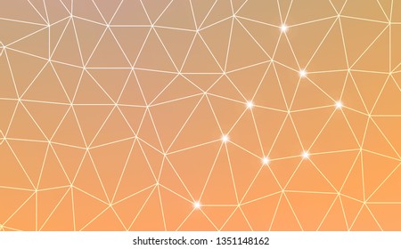 Abstract polygonal template. Texture for your design. Vector illustration. Light Gradient Abstract Background