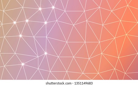 Abstract polygonal template. Texture for your design. Vector illustration. Light Gradient Abstract Background