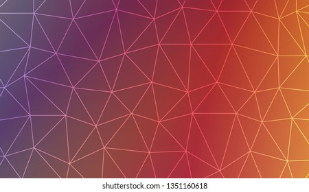 Abstract polygonal template. Texture for your design. Vector illustration. Light Gradient Abstract Background