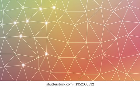 Abstract polygonal template. Texture for your design. Vector illustration. Light Gradient Abstract Background
