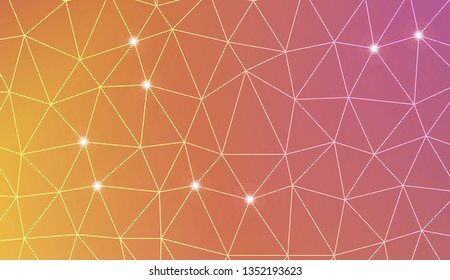 Abstract polygonal template. Texture for your design. Vector illustration. Light Gradient Abstract Background