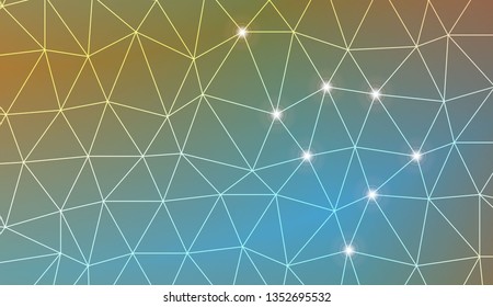 Abstract polygonal template. Texture for your design. Vector illustration. Light Gradient Abstract Background