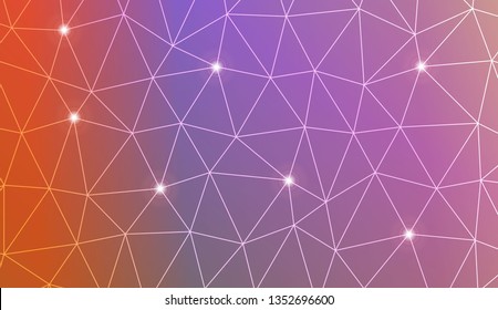 Abstract polygonal template. Texture for your design. Vector illustration. Light Gradient Abstract Background