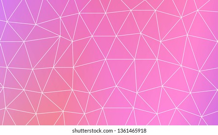 Abstract polygonal template. Texture for your design. Vector illustration. Light Gradient Abstract Background