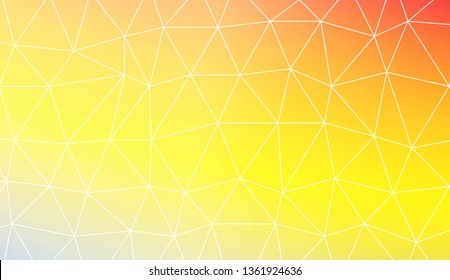Abstract polygonal template. Texture for your design. Vector illustration. Light Gradient Abstract Background