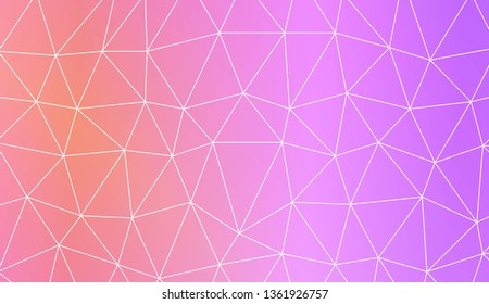 Abstract polygonal template. Texture for your design. Vector illustration. Light Gradient Abstract Background