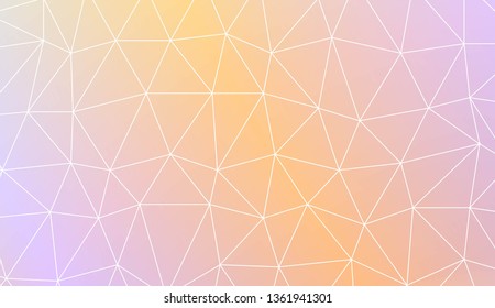 Abstract polygonal template. Texture for your design. Vector illustration. Light Gradient Abstract Background