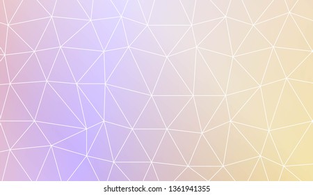 Abstract polygonal template. Texture for your design. Vector illustration. Light Gradient Abstract Background