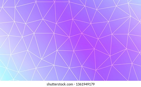 Abstract polygonal template. Texture for your design. Vector illustration. Light Gradient Abstract Background