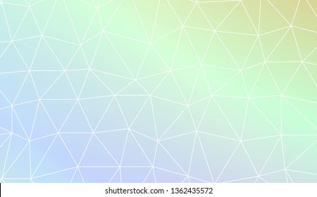 Abstract polygonal template. Texture for your design. Vector illustration. Light Gradient Abstract Background