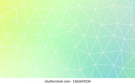 Abstract polygonal template. Texture for your design. Vector illustration. Light Gradient Abstract Background