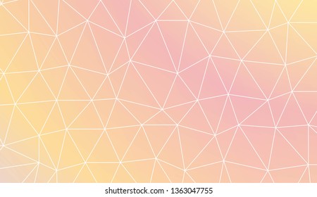 Abstract polygonal template. Texture for your design. Vector illustration. Light Gradient Abstract Background