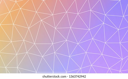 Abstract polygonal template. Texture for your design. Vector illustration. Light Gradient Abstract Background