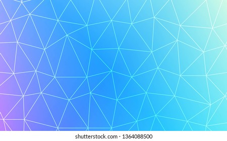 Abstract polygonal template. Texture for your design. Vector illustration. Light Gradient Abstract Background
