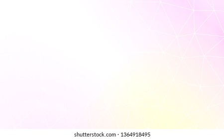 Abstract polygonal template. Texture for your design. Vector illustration. Light Gradient Abstract Background