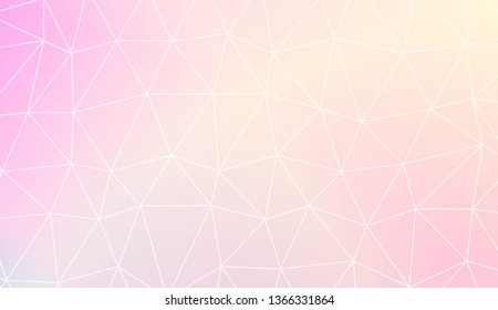 Abstract polygonal template. Texture for your design. Vector illustration. Light Gradient Abstract Background