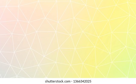 Abstract polygonal template. Texture for your design. Vector illustration. Light Gradient Abstract Background