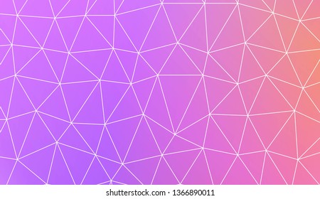 Abstract polygonal template. Texture for your design. Vector illustration. Light Gradient Abstract Background