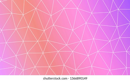 Abstract polygonal template. Texture for your design. Vector illustration. Light Gradient Abstract Background
