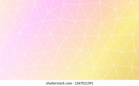 Abstract polygonal template. Texture for your design. Vector illustration. Light Gradient Abstract Background