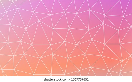Abstract polygonal template. Texture for your design. Vector illustration. Light Gradient Abstract Background