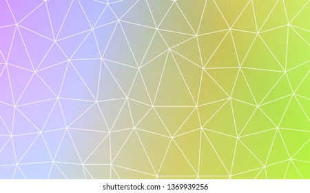 Abstract polygonal template. Texture for your design. Vector illustration. Light Gradient Abstract Background