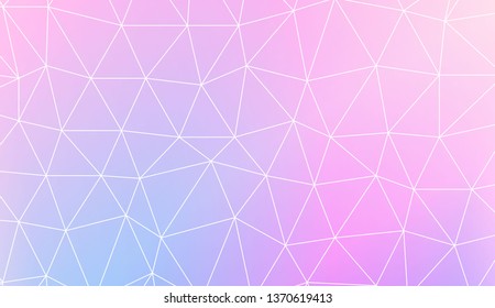 Abstract polygonal template. Texture for your design. Vector illustration. Light Gradient Abstract Background