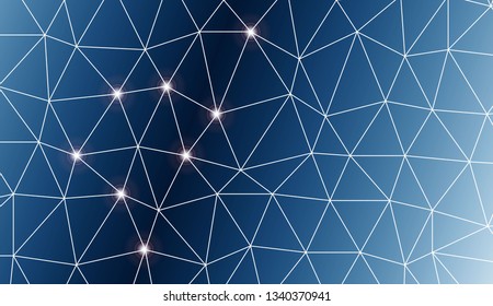 Abstract polygonal template. For textures or wallpaper. Vector illustration. Creative gradient color