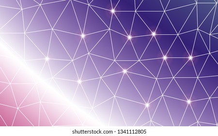 Abstract polygonal template. For textures or wallpaper. Vector illustration. Creative gradient color