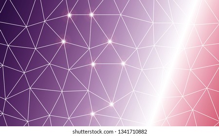 Abstract polygonal template. For textures or wallpaper. Vector illustration. Creative gradient color