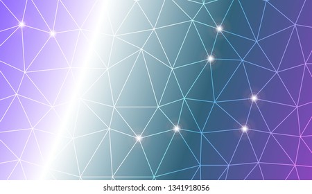 Abstract polygonal template. For textures or wallpaper. Vector illustration. Creative gradient color