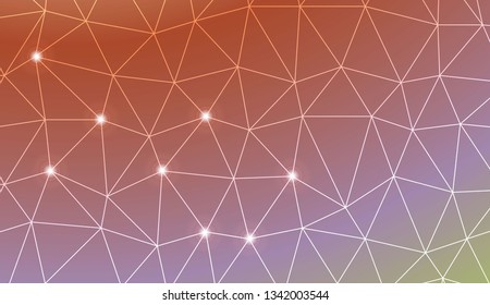 Abstract polygonal template. For textures or wallpaper. Vector illustration. Creative gradient color