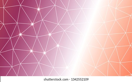 Abstract polygonal template. For textures or wallpaper. Vector illustration. Creative gradient color