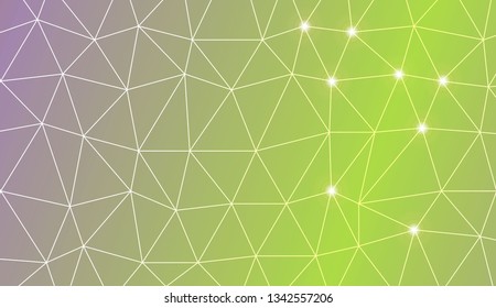 Abstract polygonal template. For textures or wallpaper. Vector illustration. Creative gradient color