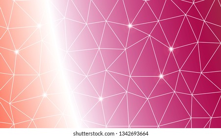 Abstract polygonal template. For textures or wallpaper. Vector illustration. Creative gradient color