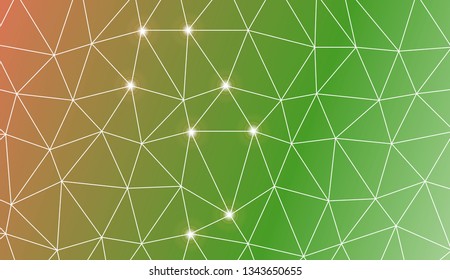 Abstract polygonal template. For textures or wallpaper. Vector illustration. Creative gradient color