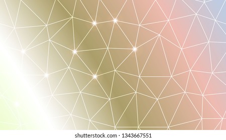 Abstract polygonal template. For textures or wallpaper. Vector illustration. Creative gradient color