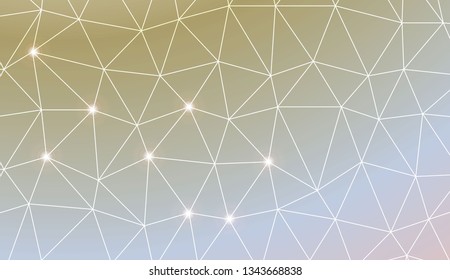 Abstract polygonal template. For textures or wallpaper. Vector illustration. Creative gradient color