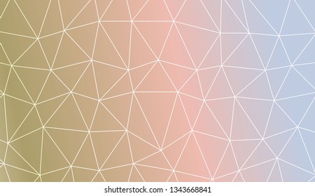 Abstract polygonal template. For textures or wallpaper. Vector illustration. Creative gradient color