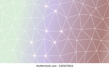 Abstract polygonal template. For textures or wallpaper. Vector illustration. Creative gradient color