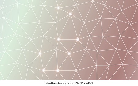 Abstract polygonal template. For textures or wallpaper. Vector illustration. Creative gradient color