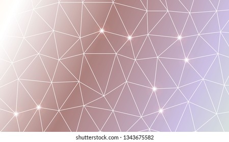 Abstract polygonal template. For textures or wallpaper. Vector illustration. Creative gradient color