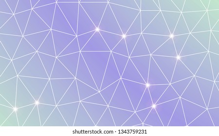Abstract polygonal template. For textures or wallpaper. Vector illustration. Creative gradient color