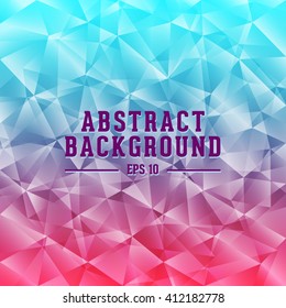 Abstract polygonal texture and background. Vector and illustration.