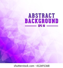 Abstract polygonal texture and background. Vector and illustration.