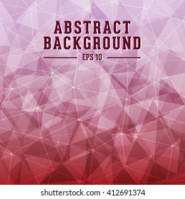 Abstract polygonal texture and background. Vector and illustration.