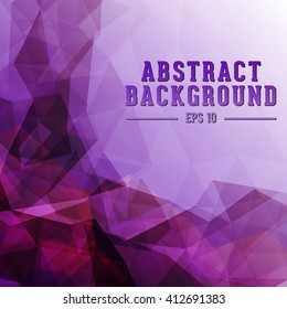 Abstract polygonal texture and background. Vector and illustration.