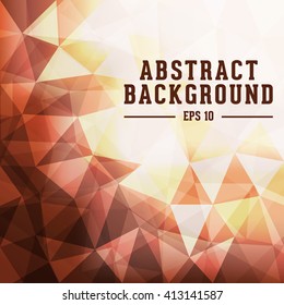 Abstract polygonal texture and background. Vector and illustration.