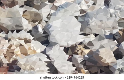 Abstract polygonal triangle background. Vector Polygon which consist of triangles. Geometric background in Origami style with gradient.